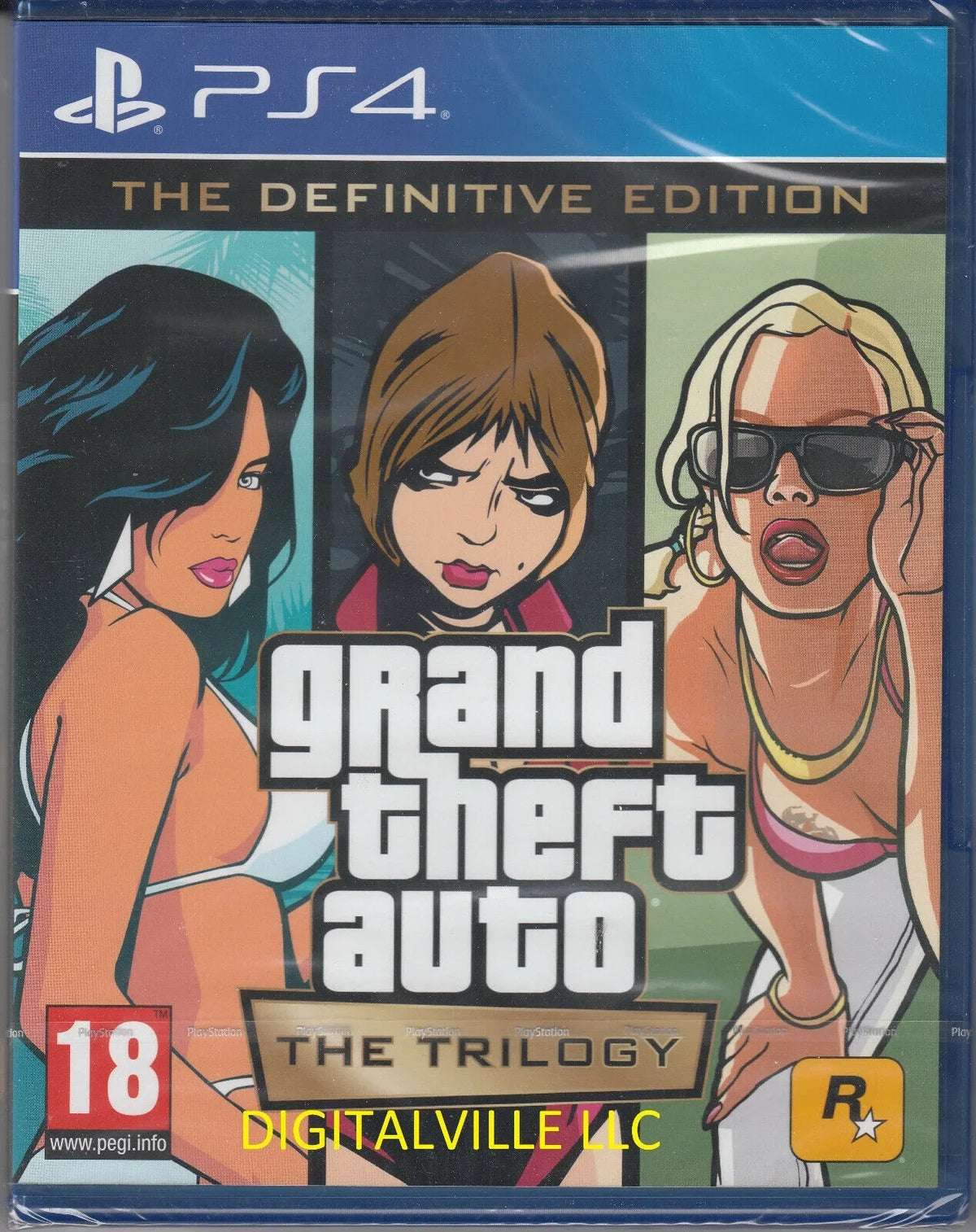 GTA Theft Sealed Auto Trilogy PS4 New Brand Grand Definitive