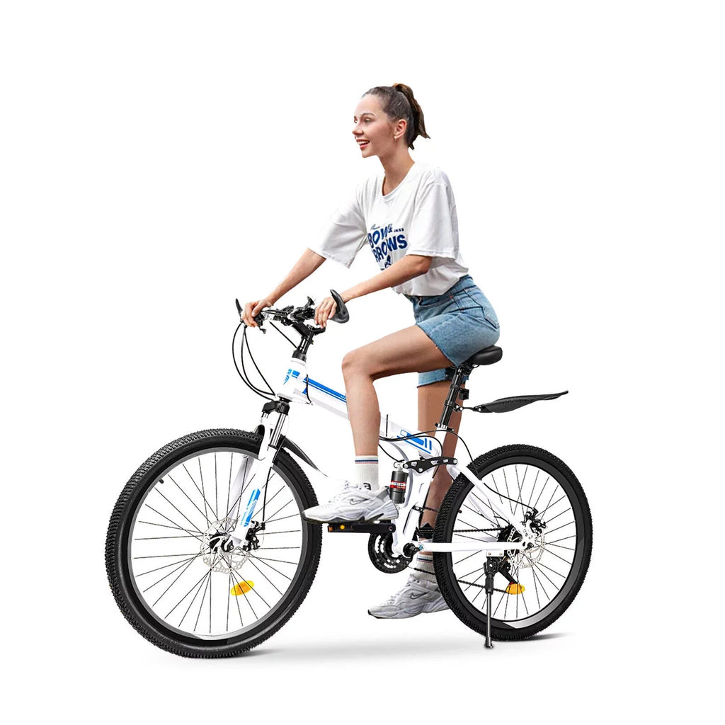 MTB Bicycle Disc Speed SHZICMY Bike Bikes Dual Folding 21 School Mountain Men 26" Brake