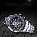 Mechanical Up to Full Automatic Hollow YOHOME Steel Mens Watch off! 50% Belt