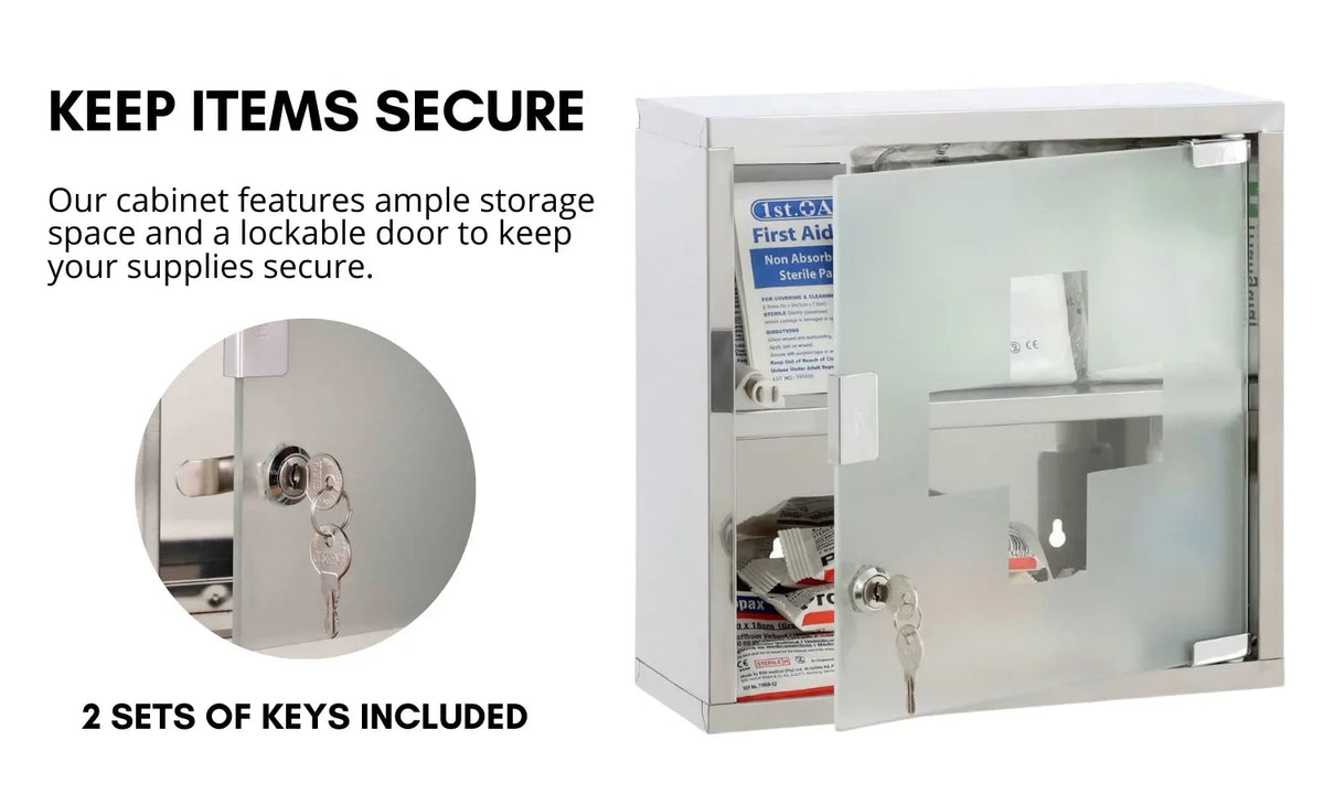 Toughty Cabinet Medicine Lockable