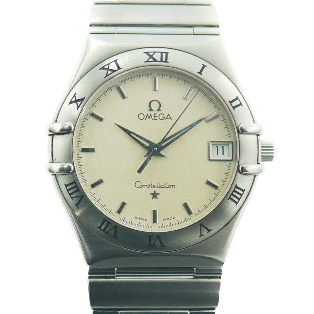 Beige Watch Omega Constellation Pre-Owned OMEGA (Good) Dial Y03012 1512.30