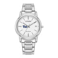 Stainless Steel Silver Pitt Dial Watch Citizen Women's Eco-Drive Panthers White Watch