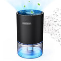 Light Auto-off,7 27oz Bedroom sq.ft-Black up Colors Alrocket for with Small 215 Dehumidifiers to LED