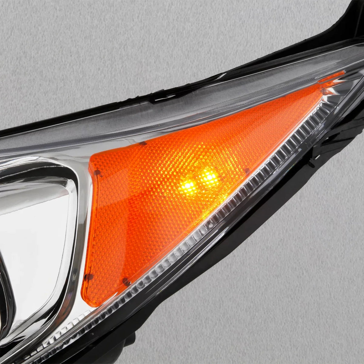 2015 Fits Driver - Chrome 2017 Hatchback [Halogen Left 2014 Sedan Headlamp Ford Titanium 2016 Type] AKKON Fiesta Headlight