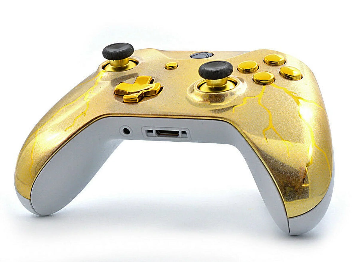 Thunder Gold Xbox Fire Modded mods. COD S Controller. One Rapid FPS Warzone SMART Custom