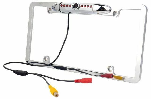 Frame Color View Night Camera Pioneer JVC Alpine Chrome Vision Kenwood Rear Silver