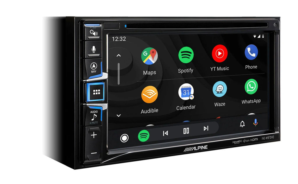 Player Monitor CarPlay/Android/GPS Alpine DVD INE-W970HD Receiver+Camera 6.5"