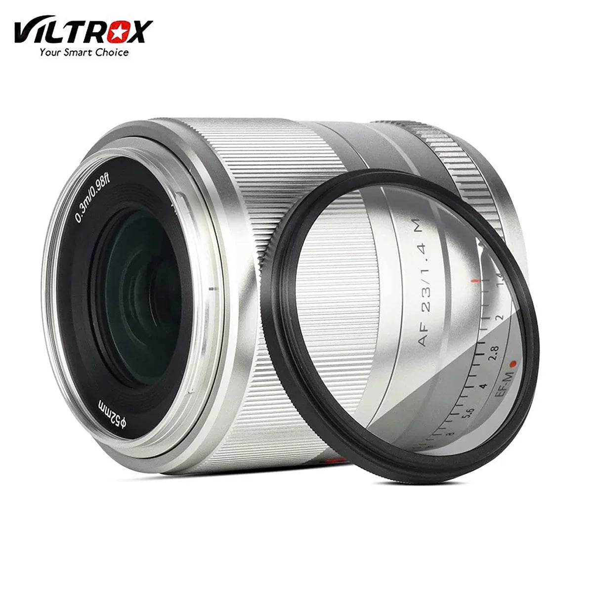 Canons f/1.4 M50II Lens M50 VILTROX Camera Combo M3 F1.4 Mount EOS 23mm with II M60 M5 Lens M6 M2 II, M100 M6 M200 EOS-M EOSM Filter for Mark M10