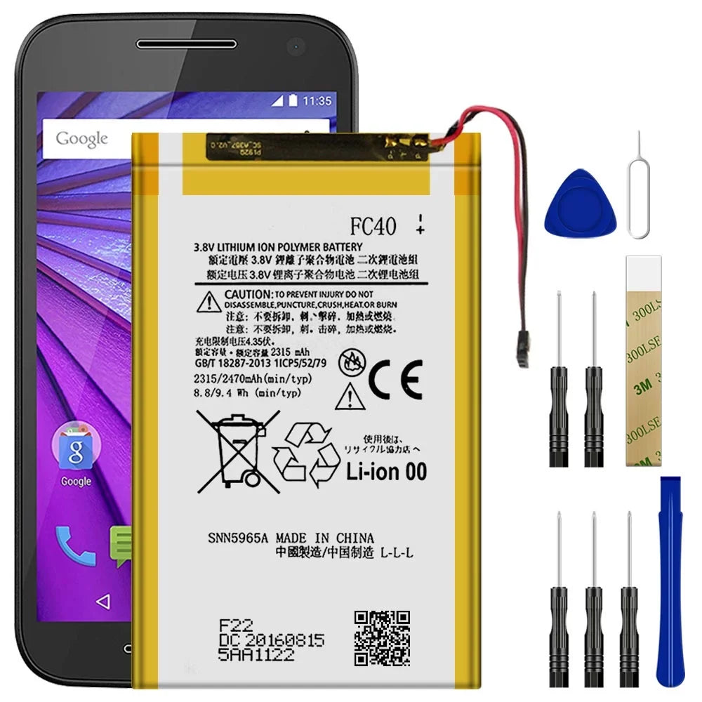 2015 Replacement SNN5965A G3 For TOOL XT1550 3rd Battery FC40 XT1552 Motorola XT1557 Moto