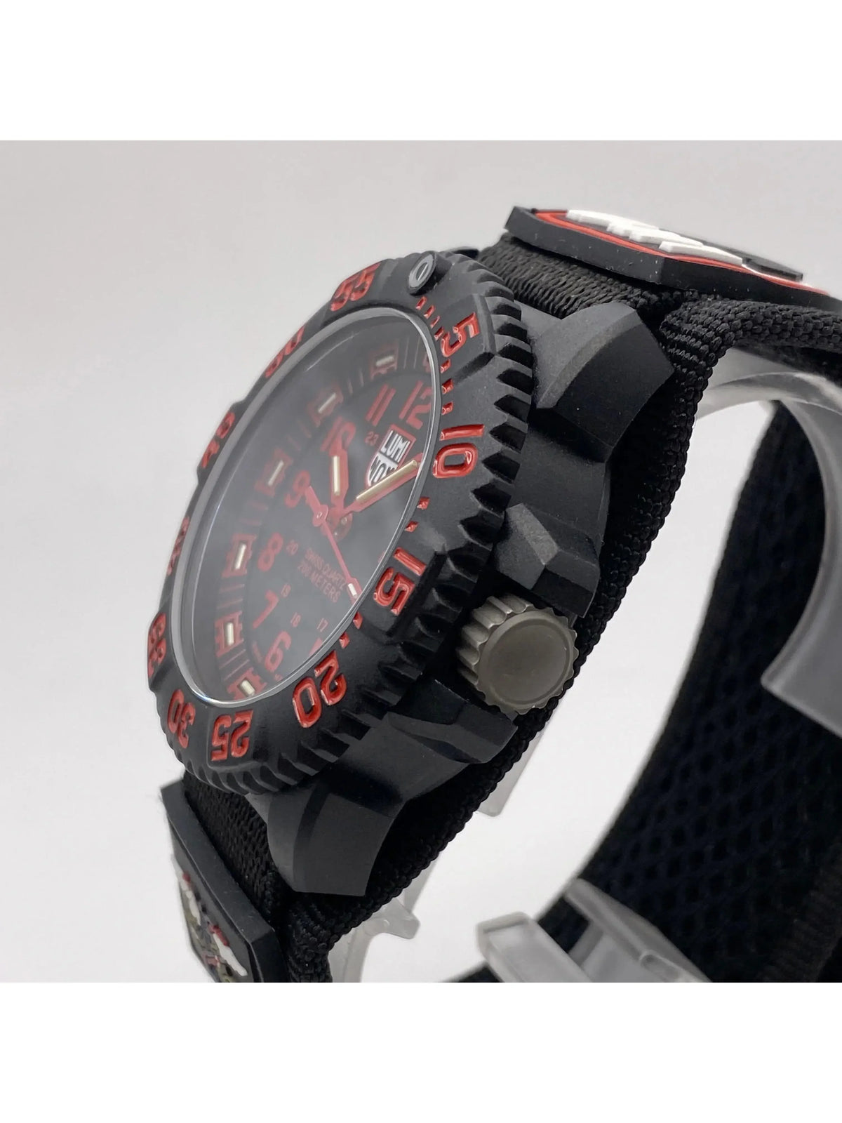 Carbon Watch Colormark Navy XS.3065 (Good) Luminox Pre-owned Seal 44mm