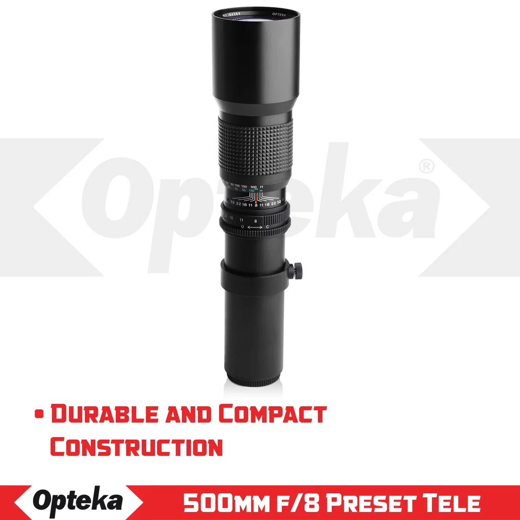 Opteka Canon f/8 M 500mm for M100 M50 EOS M5 M6 M2 Lens Telephoto M3