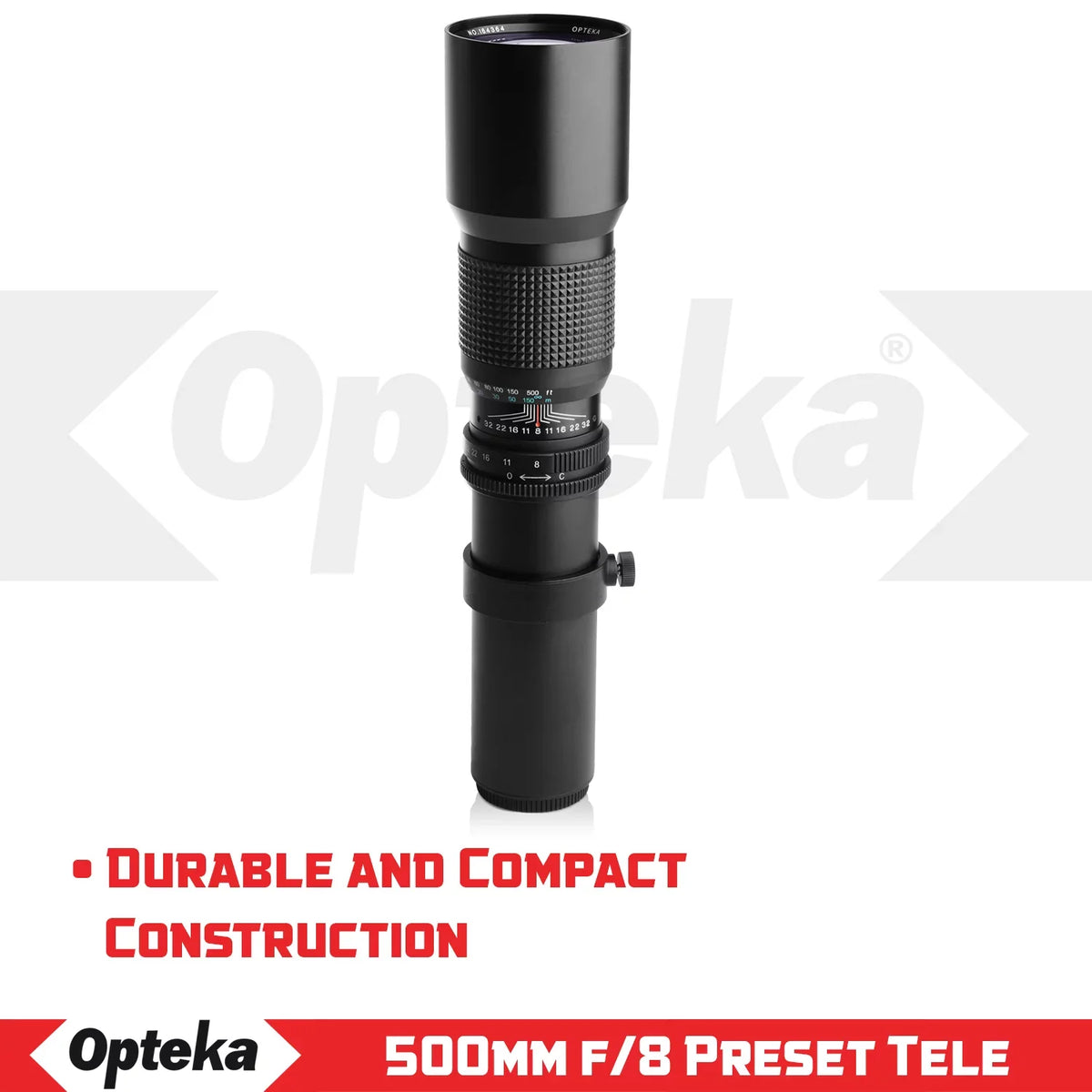 Opteka Canon f/8 M 500mm for M100 M50 EOS M5 M6 M2 Lens Telephoto M3