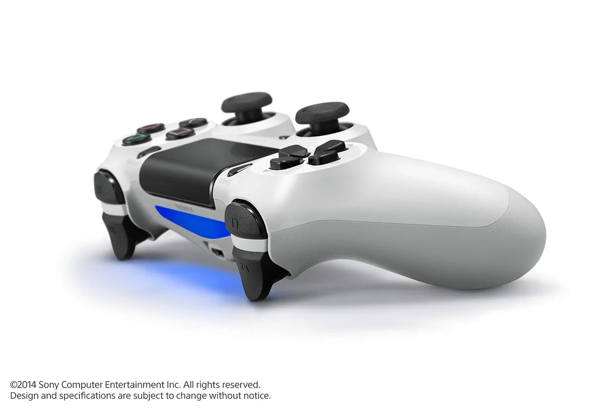 DualShock - 4 Blue Earbuds Wireless With with White New Like PlayStation BOLT AXTION Bundle Controller -