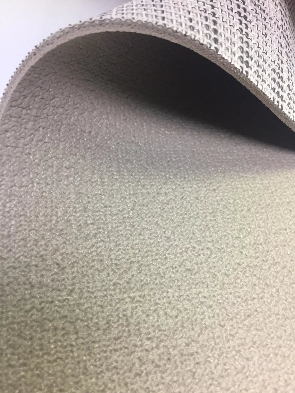 Padding 8.5'x25' Teak w/ 307 - Marine White Woven Flooring Stripes Vinyl / -