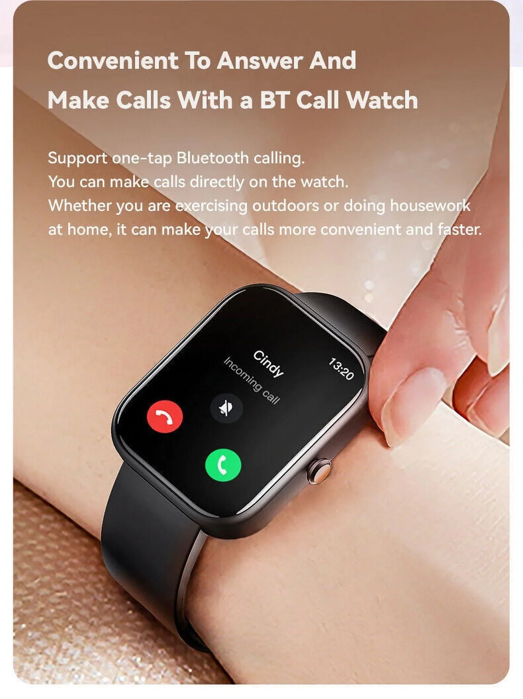 iOS GTS5 Fitness Smart Pressure Women Tracker for Blood Black and Watch Men Android