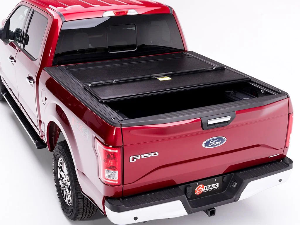 Ford (78.9") F-150 2015 Bed Compatible Cover | 772327 Folding 2020 BAKFlip Truck F1 7" Bed | RealTruck with Hard 6' Tonneau by - BAK