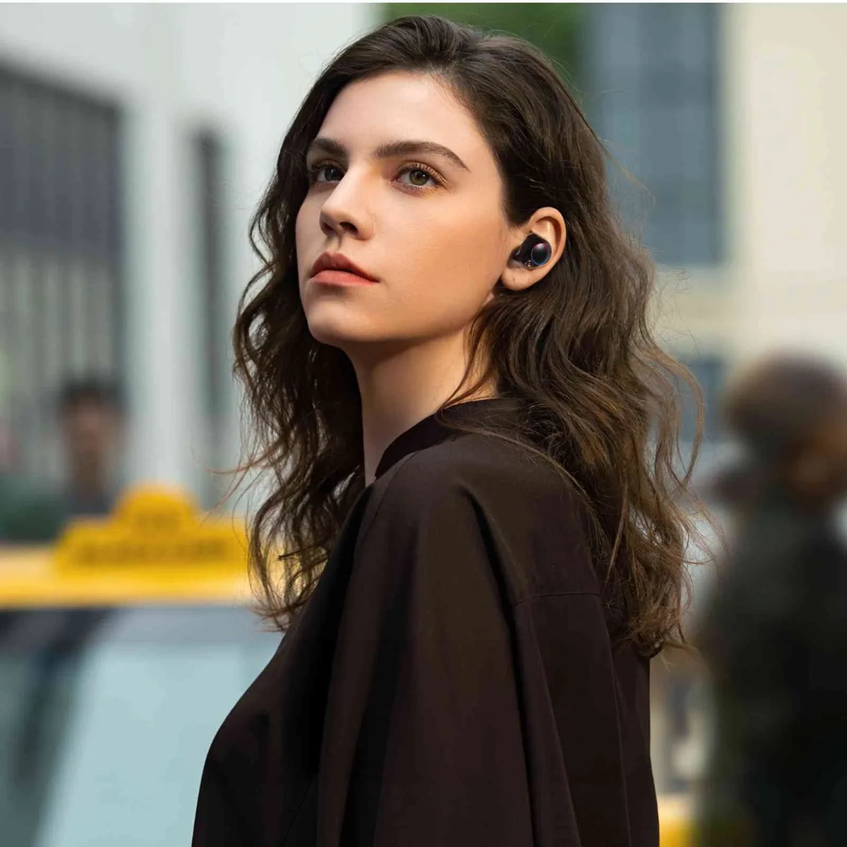 Bluetooth Charging Connection, + Black, Bluetooth Water Boost Compatible Bass with 5.2 Lenovo Case, UrbanX Tab V7 Dual Resistance, True Earbuds Connect, Balanced, Wireless IPX5