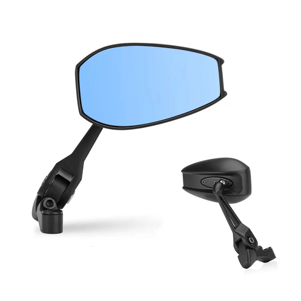 and Motorcycle Enhance Aluminum Car Rearview Base Rear Safety Mirror with Universal - Pair - Visibility of Anti-dazzle Mirrors Reversing Electric