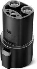 Chargers AC Campmoy J1772 - 250V Adapter, Vehicle to (EV) Compatible SAE (Black) 60A Electric Tesla & with J1772