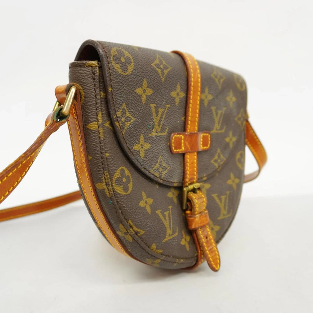 Bag M40646 Pre-Owned PM Chantilly Shoulder (Good) Brown Louis Monogram Ladies Vuitton