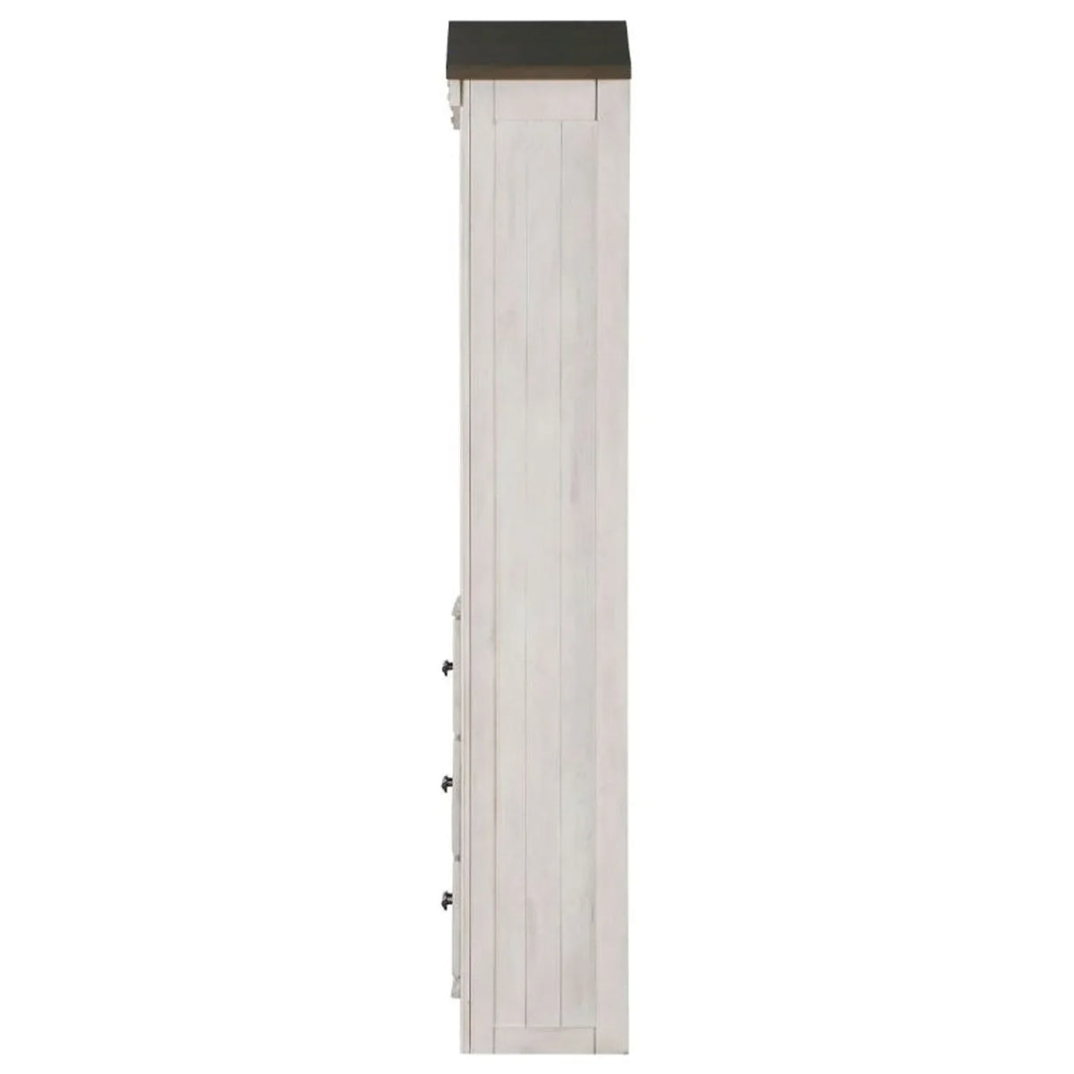 Tree ACME House Bookcase Weathered Gray in and White Washed Cabinet