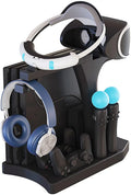 Charging PS4 Stand Skywin Showcase, Charge, PSVR and - Cool, Vertical Playstation 4 Con VR your Stand, Fan, Display Display -