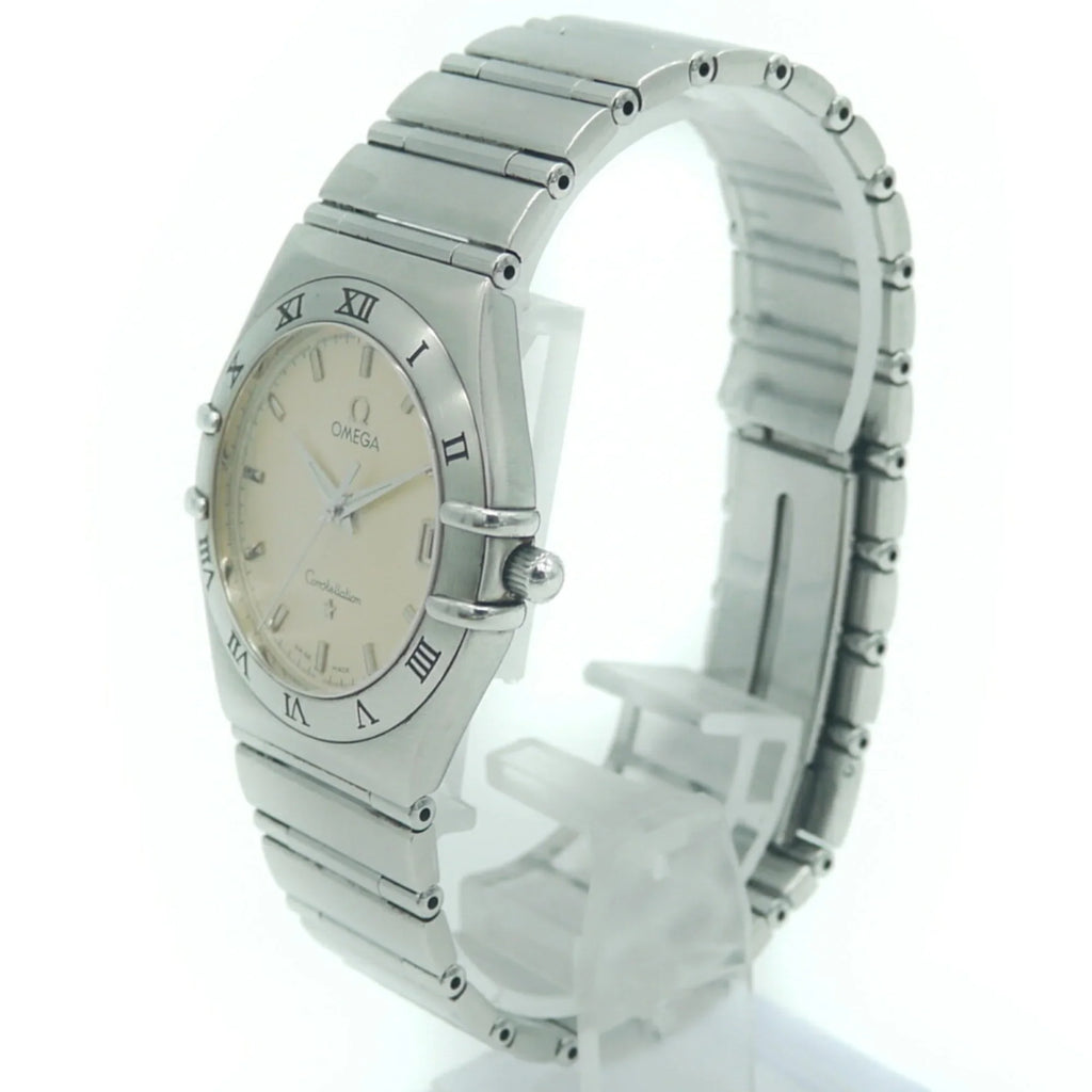Beige Watch Omega Constellation Pre-Owned OMEGA (Good) Dial Y03012 1512.30