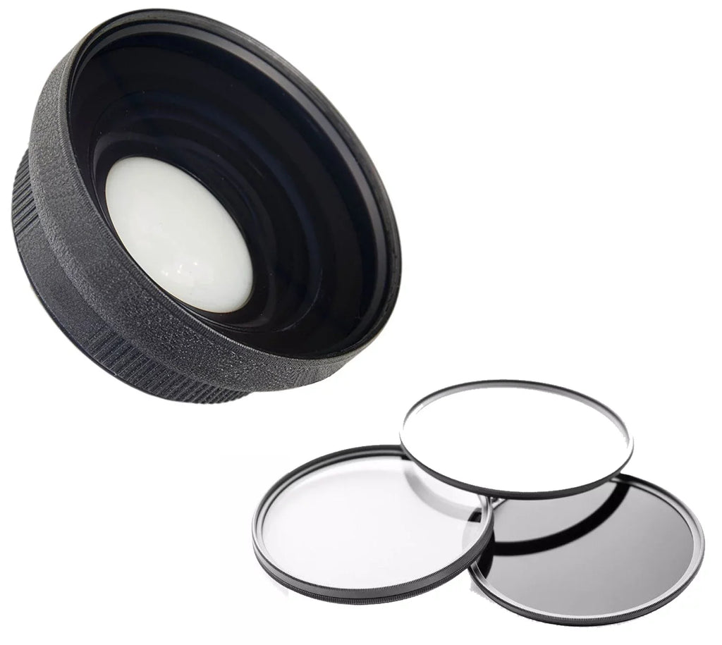 Filter VIXIA 0.44X Super HF High Canon Wide Set 3 Angle Lens R800 Macro w/ Piece Lens Definition +