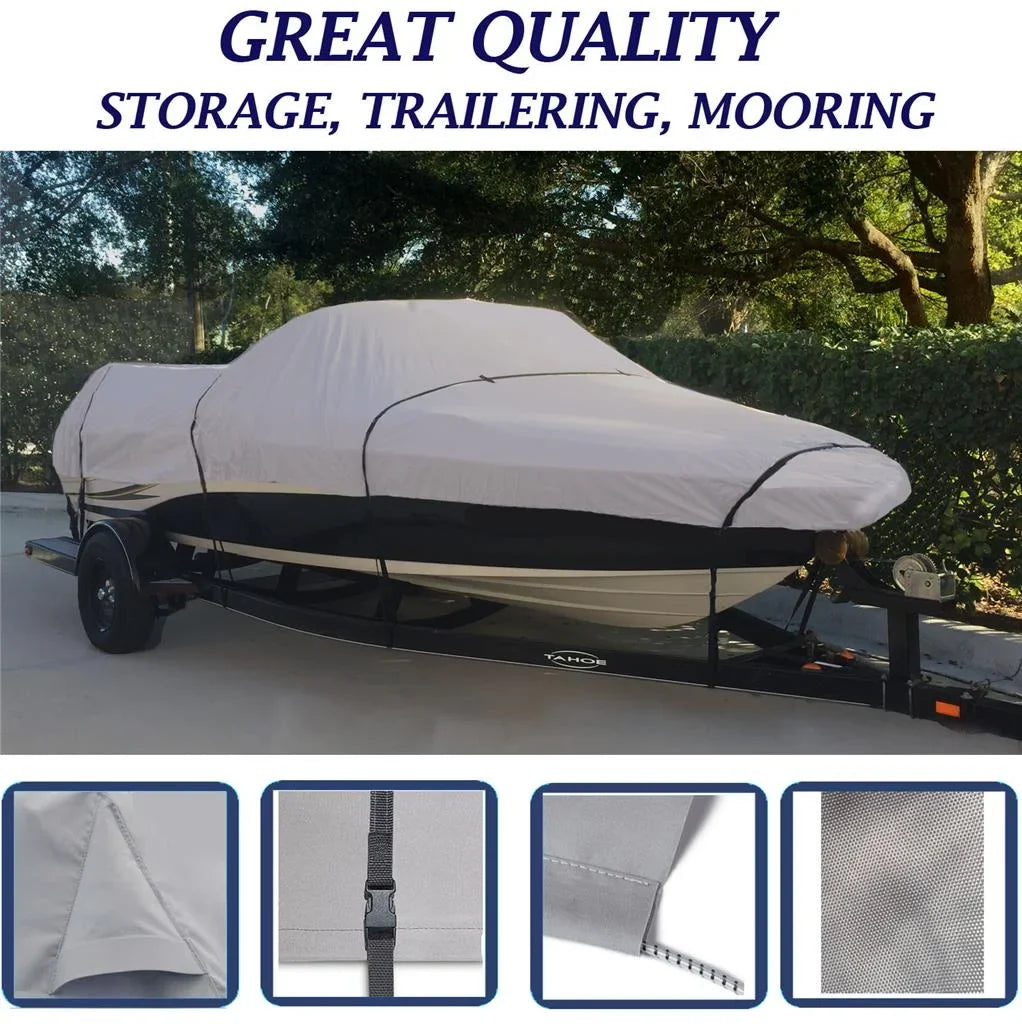 Compatible SS 2005 STORAGE, 16 SKIFF LIFT CAROLINA for COVER J BOAT TRAVEL,