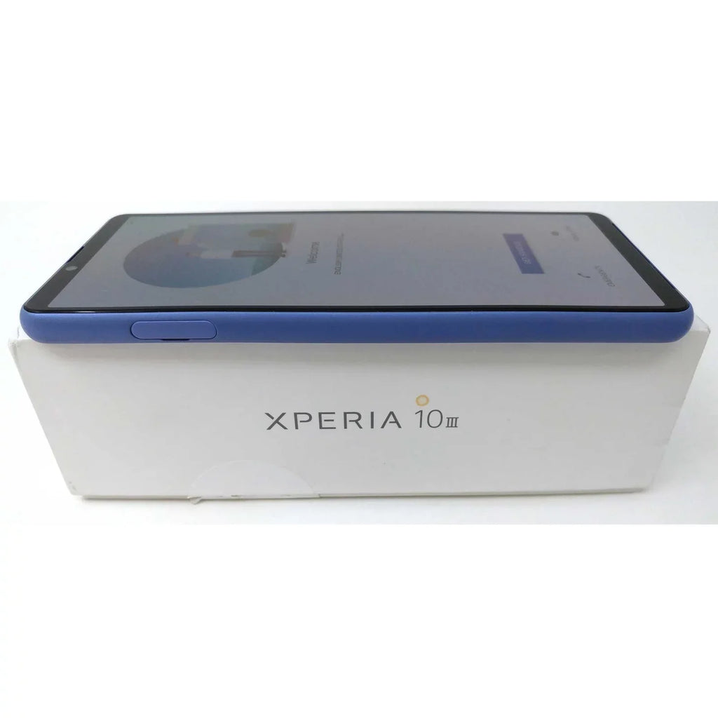 10 Pre-Owned New) XQ-BT52 5G (Like RAM 6GB Xperia III Factory Smartphone - GSM Sony Blue Unlocked 128GB