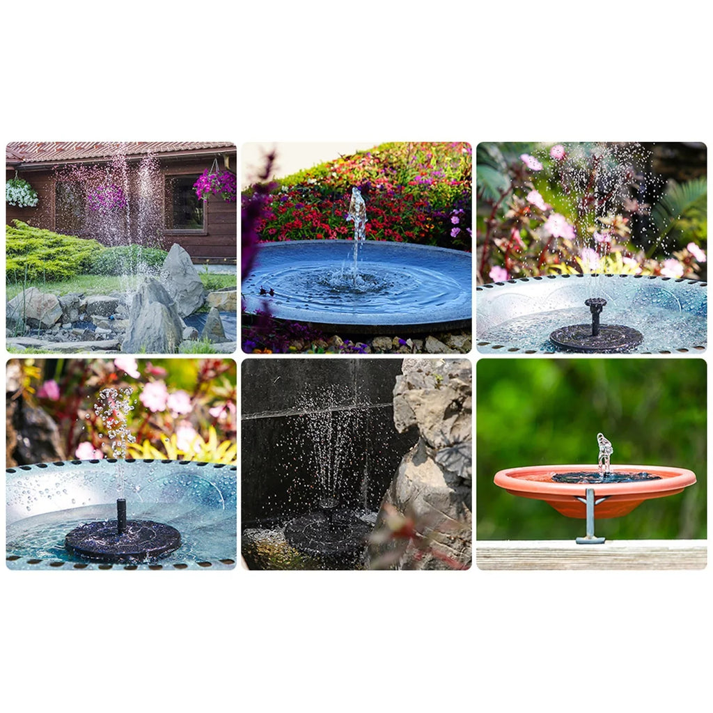 Floating Solar Decor Bath Freestanding Bird Bird Pump Bath Garden YHAIOGS Water Pump Solar