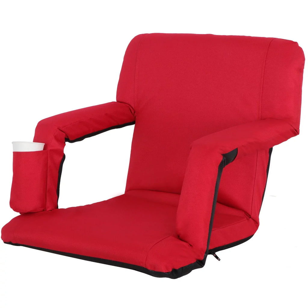 Cup Stadium Seat Red Positions Water-resistant ZENSTYLE - Tiltable with 7 Holder