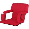 Cup Stadium Seat Red Positions Water-resistant ZENSTYLE - Tiltable with 7 Holder