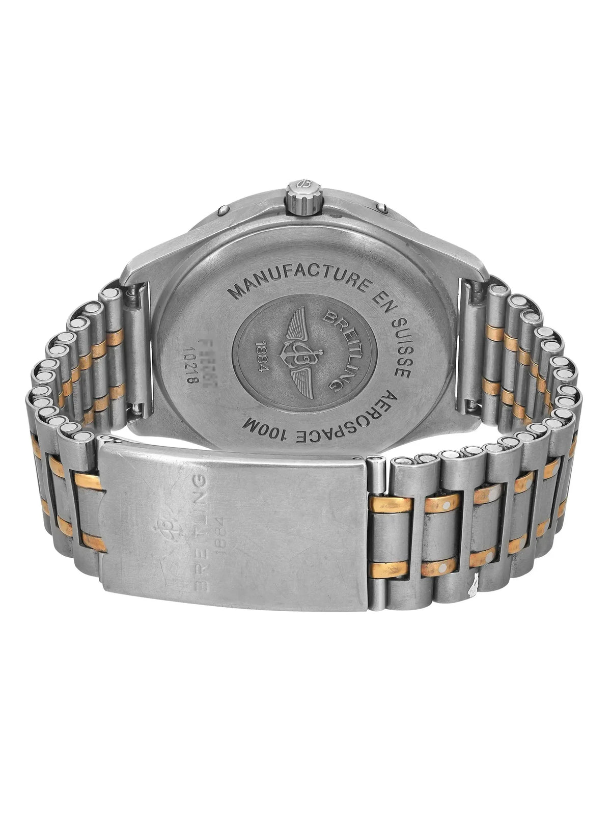F56062 Breitling Pre-owned (Good) Titanium Mens 40mm Aerospace Watch