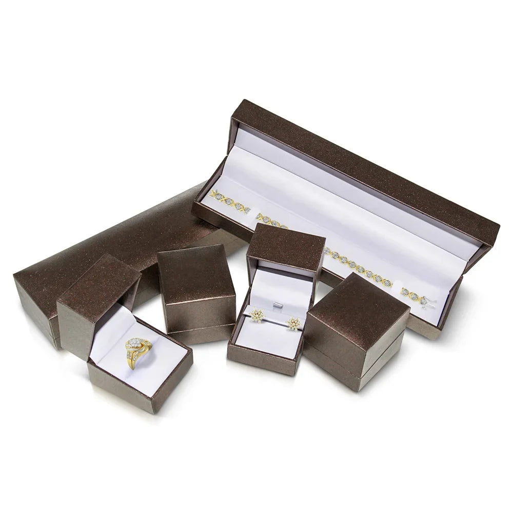 7.25" Clarity) Swirl Square Yellow 1/4 and Cttw I2-I3 Bracelet Alternating (I-J Diamond Color, Art Deco Link .925 Plated 10K Gold Sterling Silver
