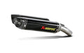 '- Slip-On Exhaust S-D10SO3-ZC Mufflers Fiber Carbon Dual Akrapovic Line