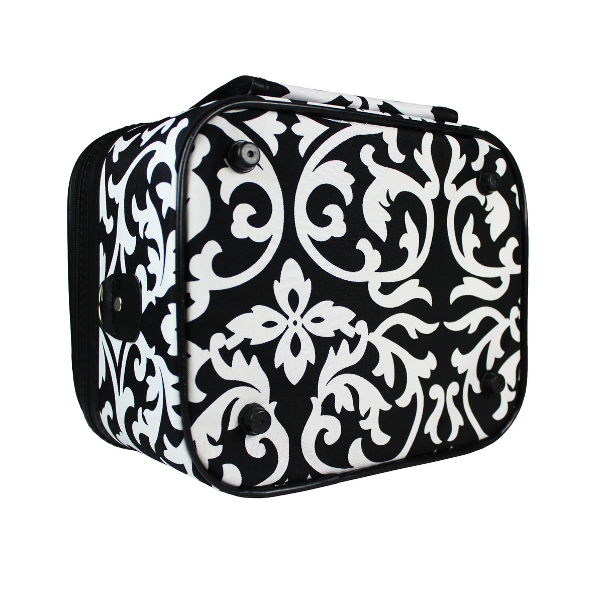 Case Cosmetic 2-Piece Pink World Traveler Set Trim Damask -