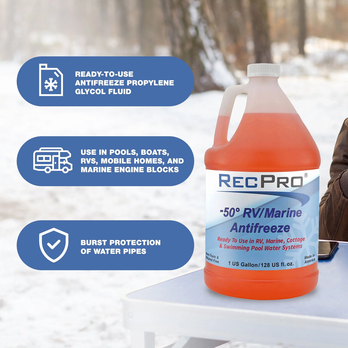 Vehicles Winterizing Antifreeze RV Fluid (2 for Concentrate RecPro Pack)