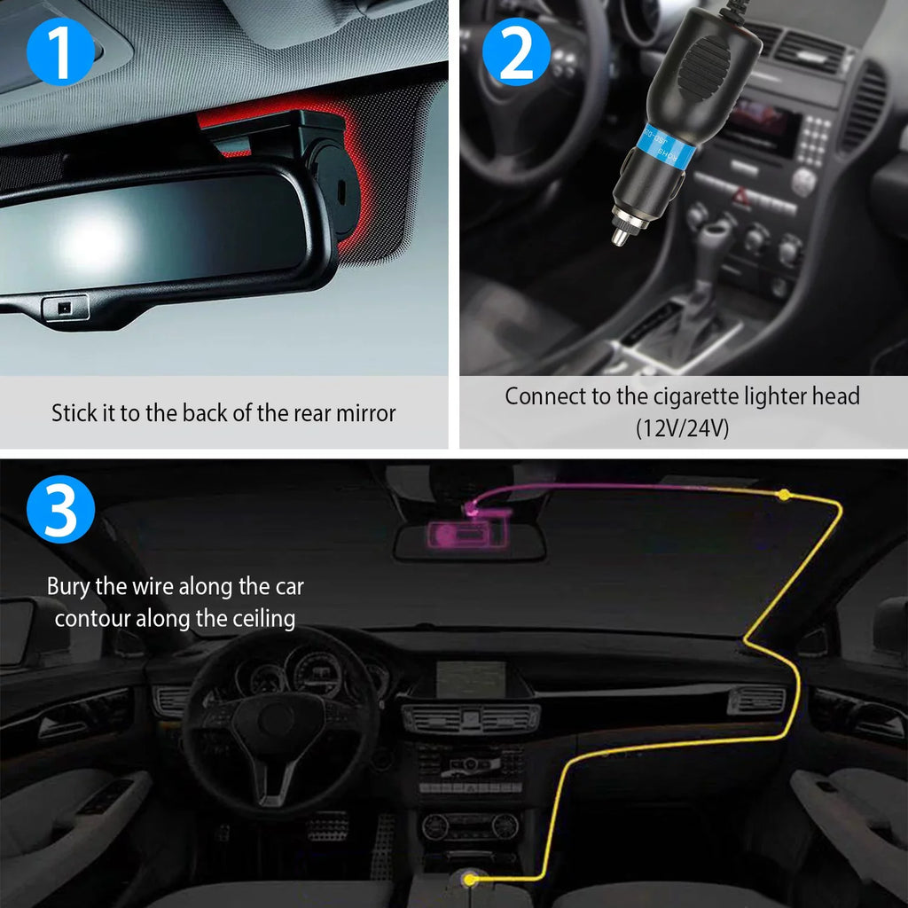 Recorder Looping Dash iNova 170°HD App Car Car Recording Camera 1080P Wifi G-sensor Cam DVR