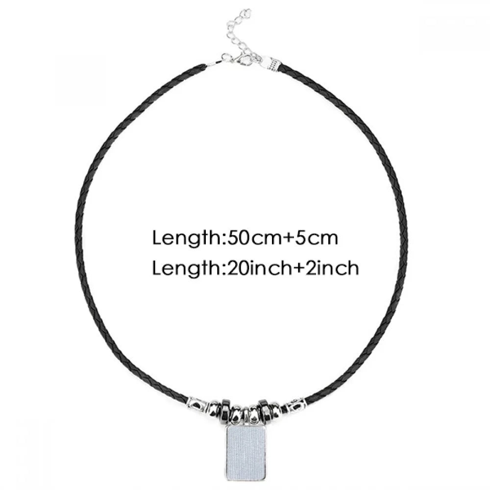 Rope Leather Pendant May Zodiac Necklace Jewelry June Geni Constellation Torque