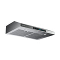 Gesture Inch Sensing&Touch Stainless Kitchen Steel Control Panel, Under Hoods HisoHu Speed 4 900-CFM, Cabinet 30 Vent with Range