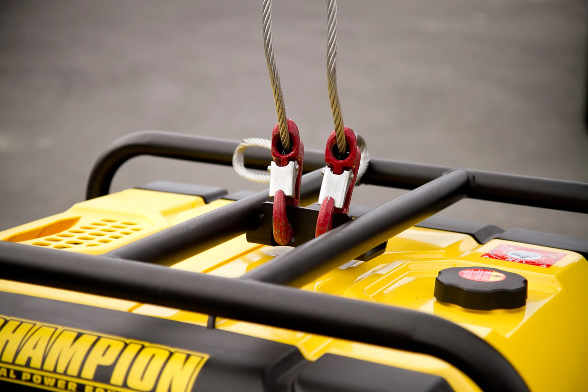 Portable and Generator Start Champion Electric Hook Power Equipment Lift with Watts 15,000/12,000