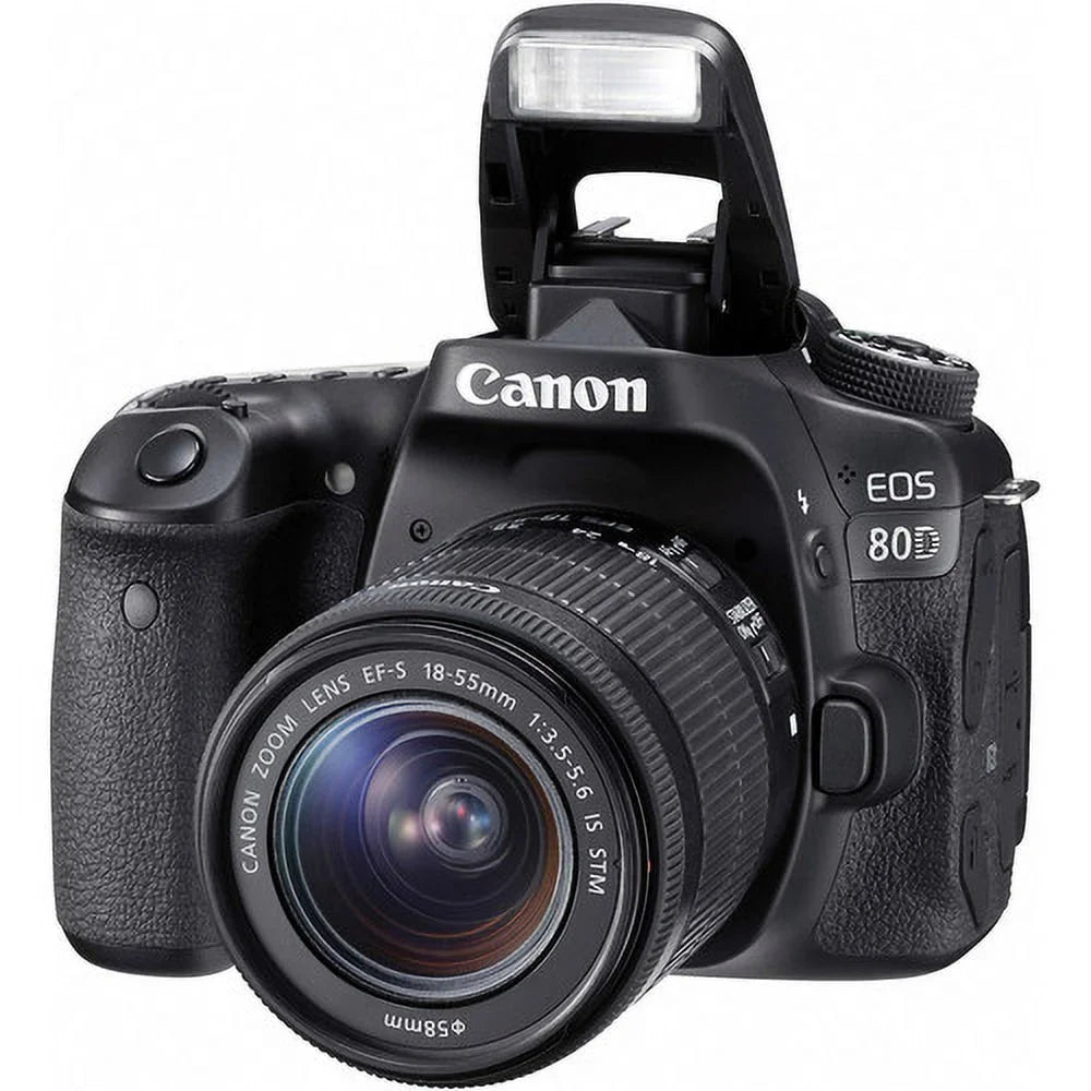 Expo Advanced + Canon Camera DSLR 16GB with Lens Kit 80D EOS 18-55mm