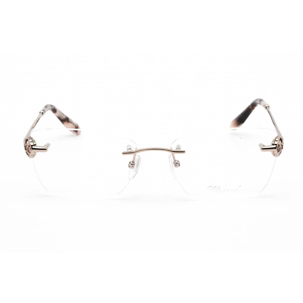 Gold Eyeglasses Rose Metal Women's VCHF86S Shiny 0A39 Chopard