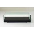 Dark Table & Coffee 159A Glass - Oak Modern