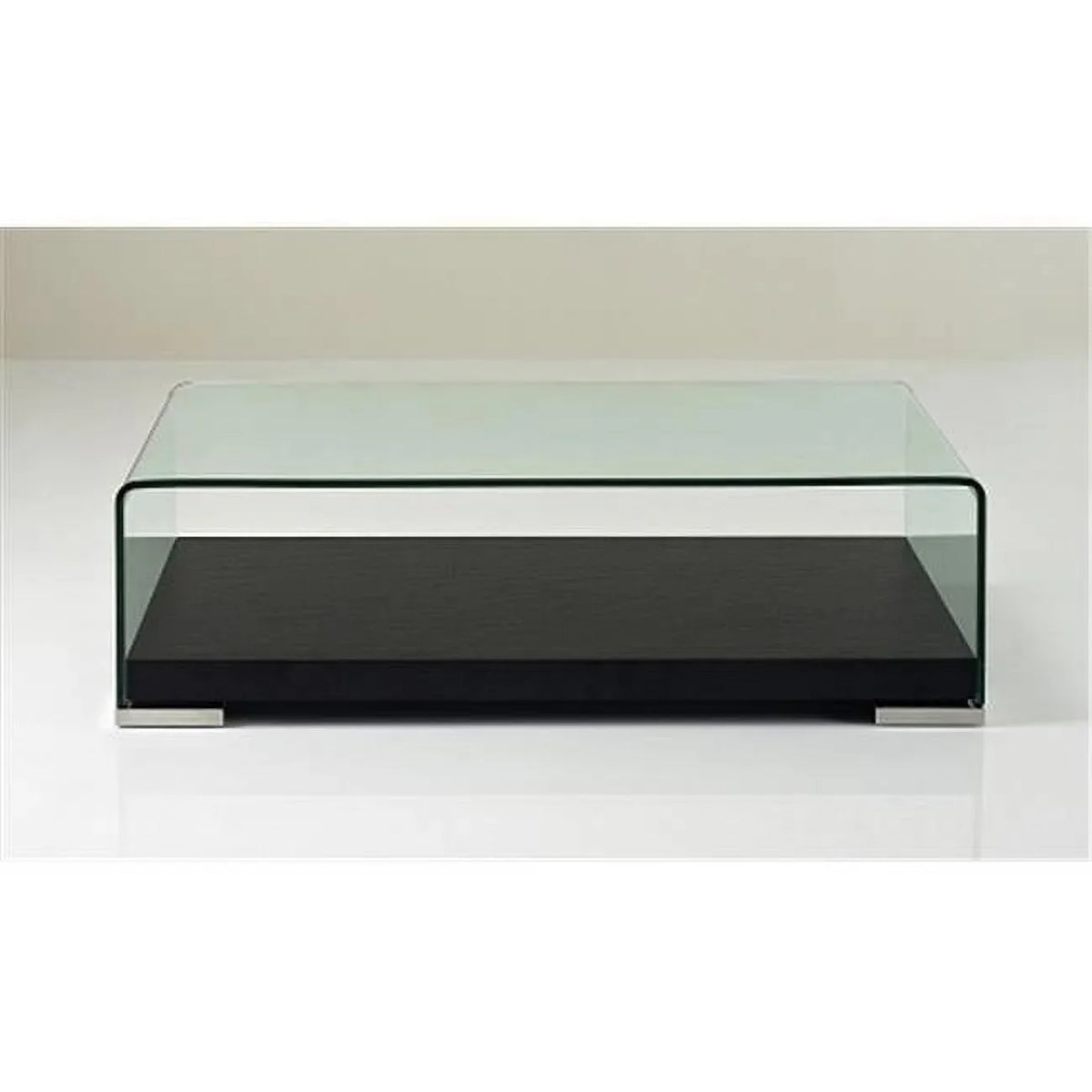 Dark Table & Coffee 159A Glass - Oak Modern