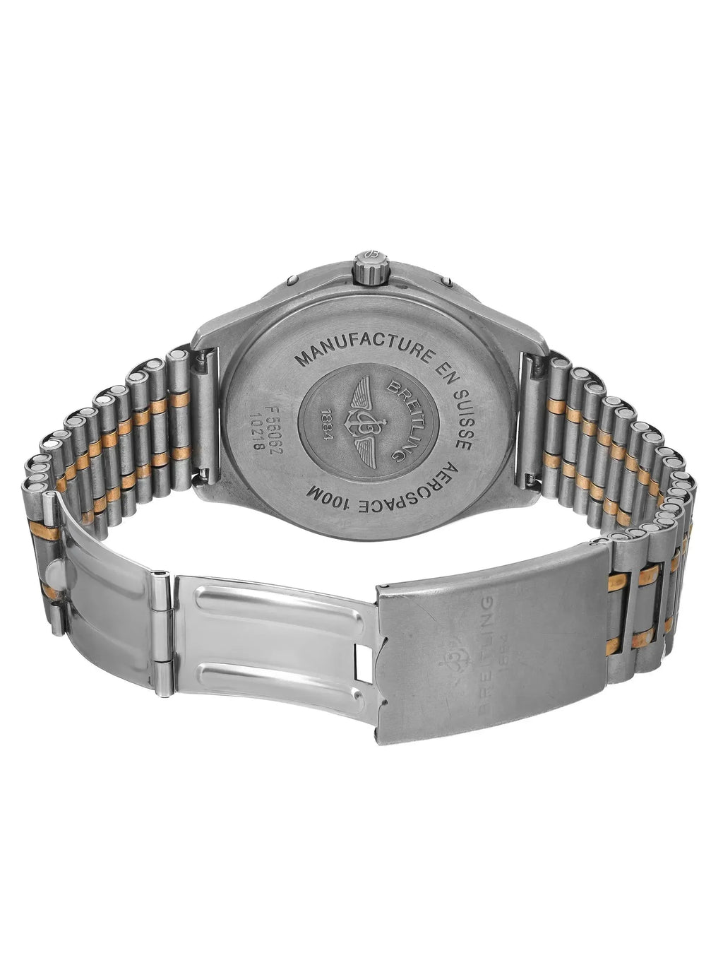 F56062 Breitling Pre-owned (Good) Titanium Mens 40mm Aerospace Watch