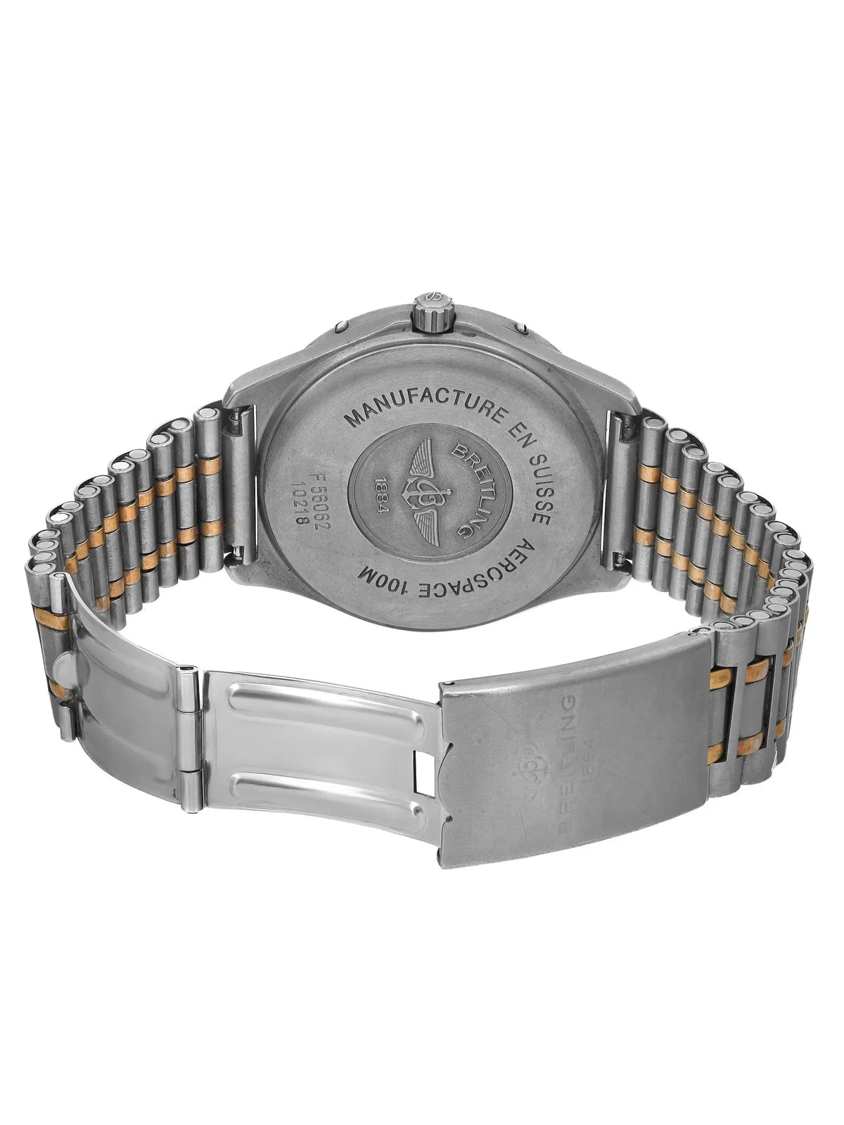 F56062 Breitling Pre-owned (Good) Titanium Mens 40mm Aerospace Watch