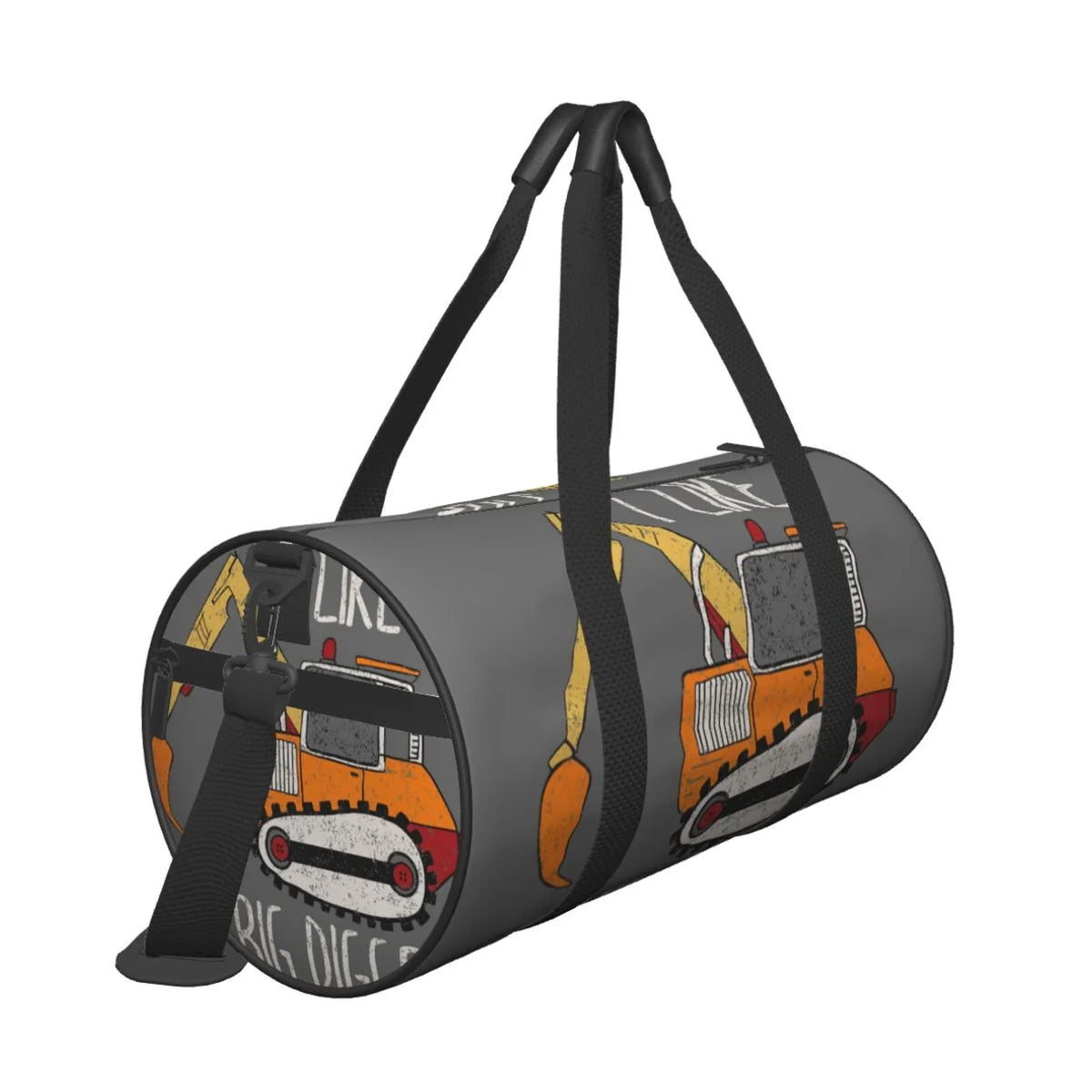 Bag and with Coaee Cylinder Digger Capacity Large Luggage Big Bag Bag Waterproof Sports Compartment Like I Travel Gym Pocket