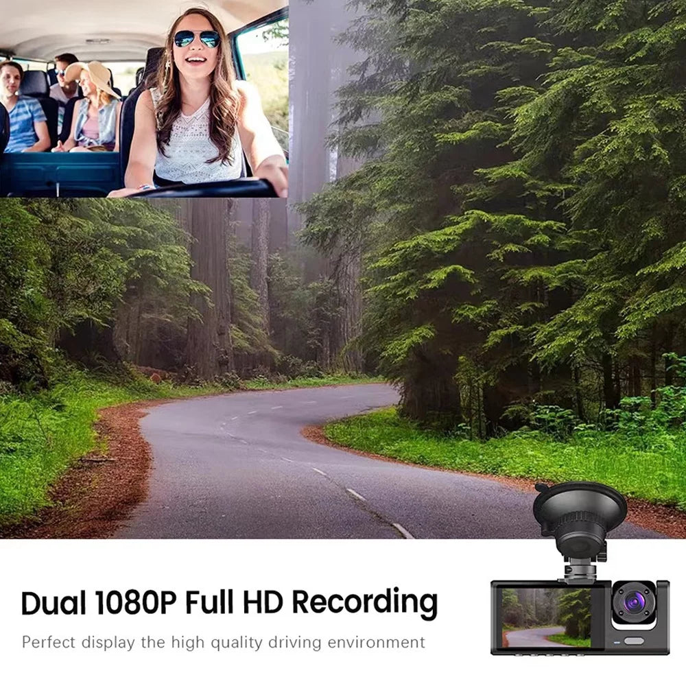 Cam WIFI Recorder Apexeon Dash with Recorder Safety Wide Car for Angle Camera Auto Interconnection, Driving